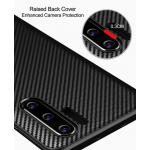 TPU Silicone Rubber Black Carbon Back Case For Huawei P30 Pro VOG-L29 Slim Fit Look